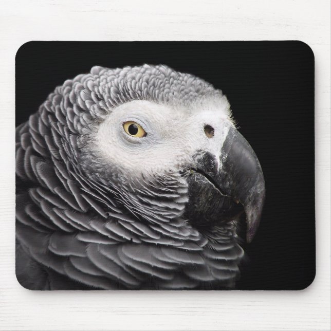 African Grey Parrot Mouse Pad (Front)