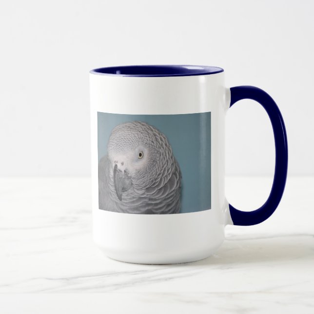 African Grey Parrot Mug (Right)