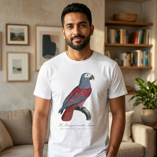 African Grey Parrot Red Factor Psittacus Erithacus T-Shirt