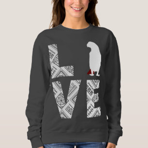 African Grey parrot Sweatshirt