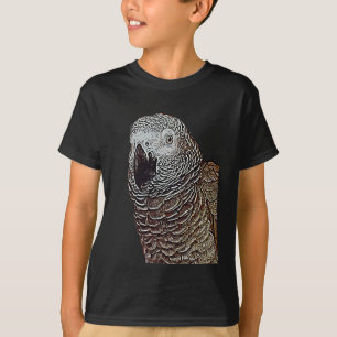 African Grey Parrot T-Shirt