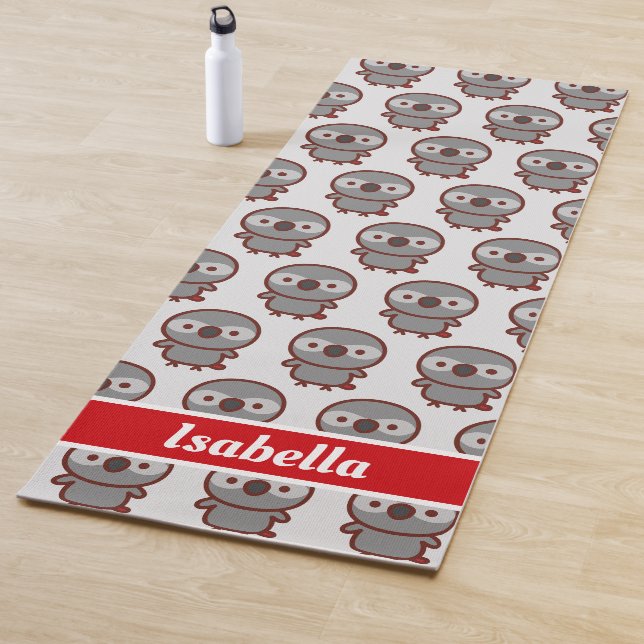 African Grey Parrot Yoga Mat (In Situ)