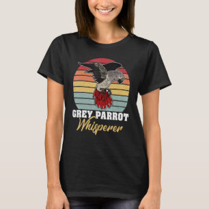 African Grey Parrots Biologist Ornithologist Birdw T-Shirt
