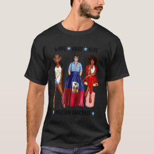 African Haitian Daughter Womens Flag Of Haiti T-Shirt