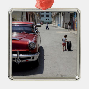 African Hamel district, Havana, Cuba, UNESCO Metal Ornament