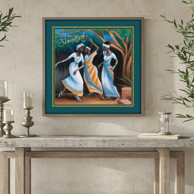 African Hebrew Women Dancing with Joy Canvas Print (Creator Uploaded)