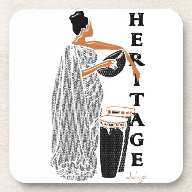 AFRICAN Heritage Coaster (Front)