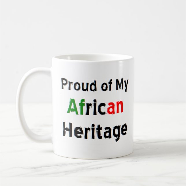 african heritage coffee mug (Left)