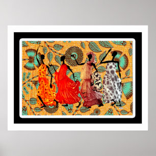 African Heritage Modern Design • Kwanzaa Celebrati Poster