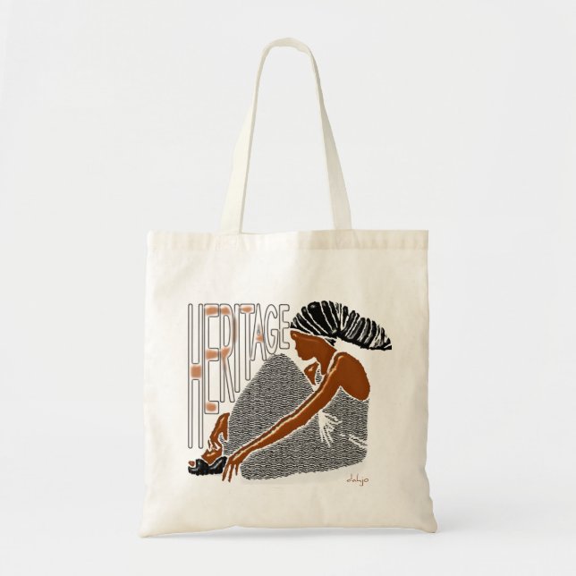 AFRICAN Heritage Tote Bag (Front)