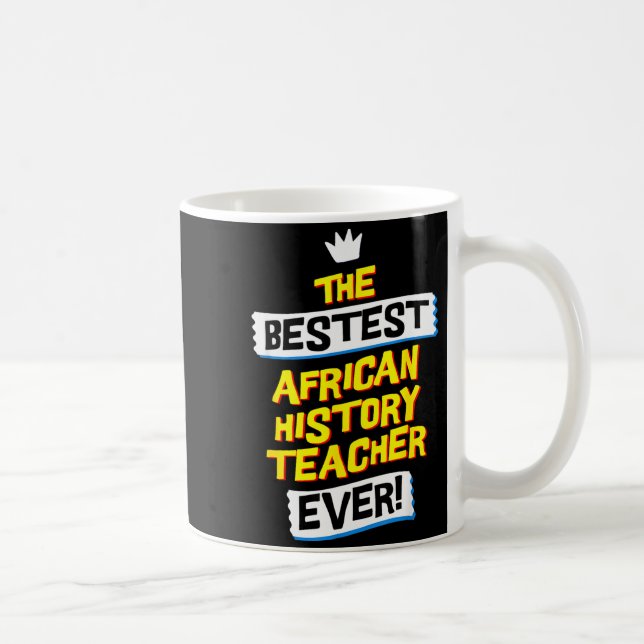 African History Teacher, Funny Job Occupation  Coffee Mug (Right)