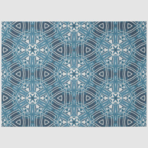 African Indigo Furniture Decoupage Paper