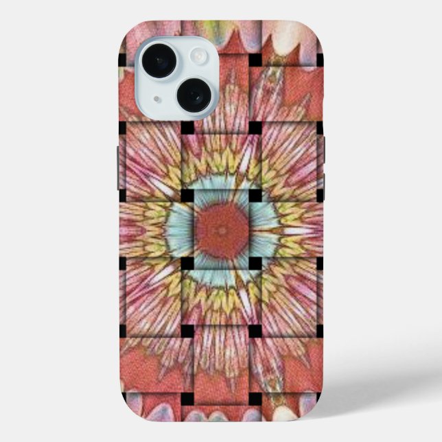 African-Inspired Art Print– Geometric Woven Design Case-Mate iPhone Case (Back)