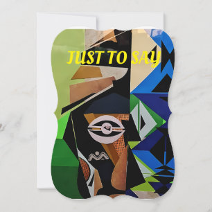 African Inspired card, Traditional African card