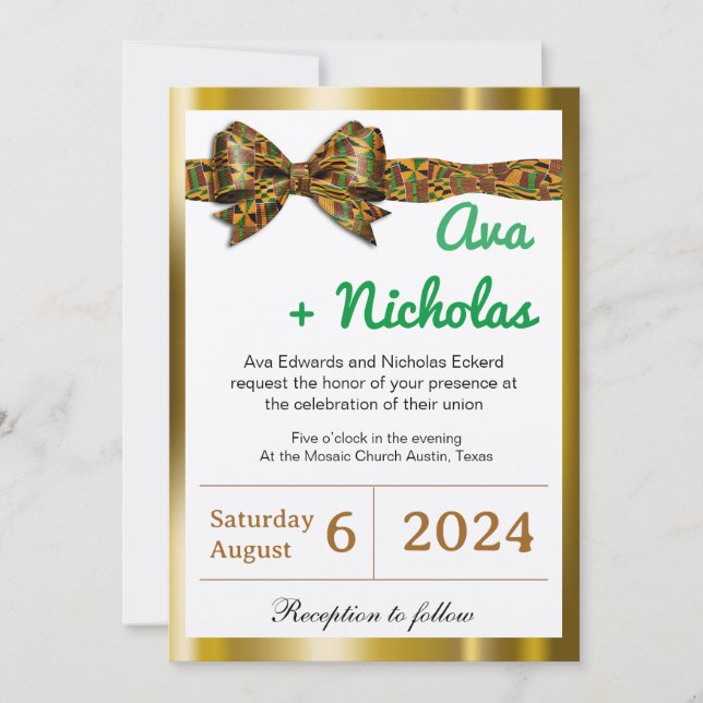 African Invitations Series (Front)