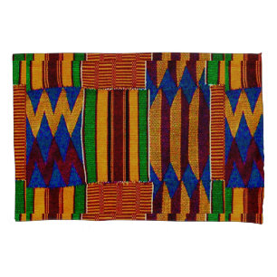 African Kenta Cloth Pillowcase