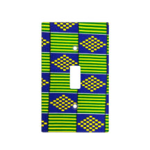 African Kente Print Design Light Switch Cover