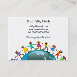 African Kids, Business Card