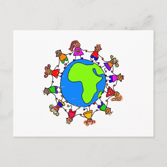 African Kids Postcard (Front)