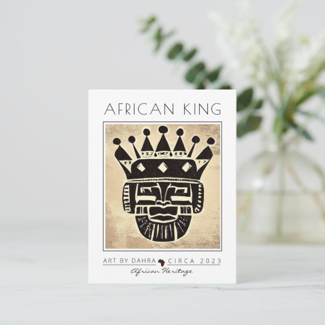 AFRICAN KING POSTCARD (Standing Front)
