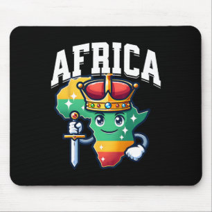 African King Queen Ancestry Black History Month Af Mouse Pad
