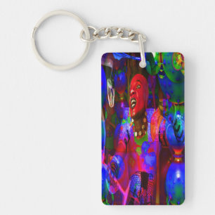African Knight Key Ring