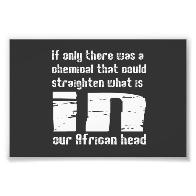 African knowledge of self quote photo print (Front)