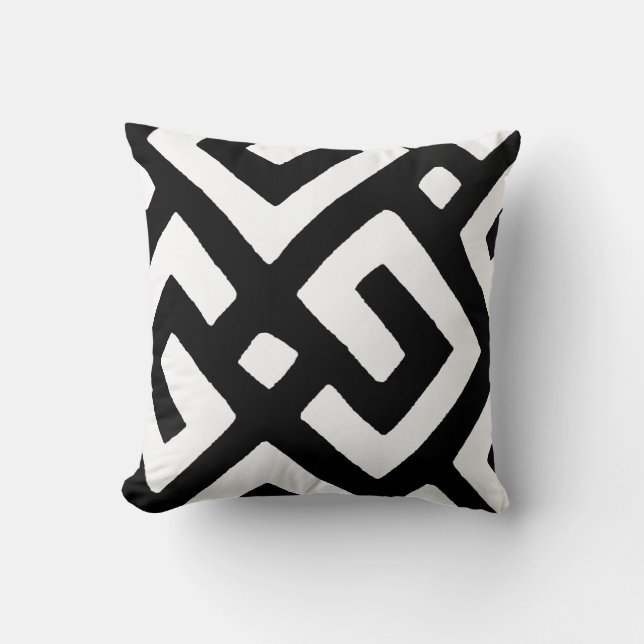 African Kuba Cloth 2 Cushion (Front)