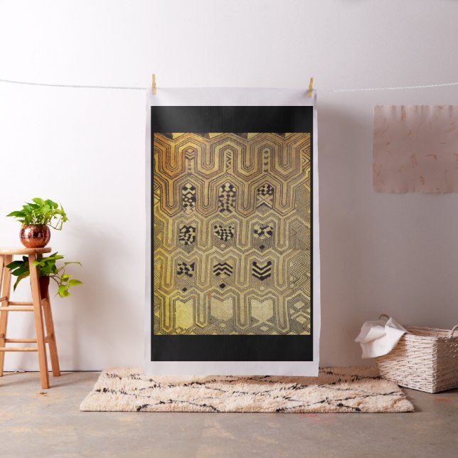 African Kuba Cloth Inspired Fabric Design (In Situ)