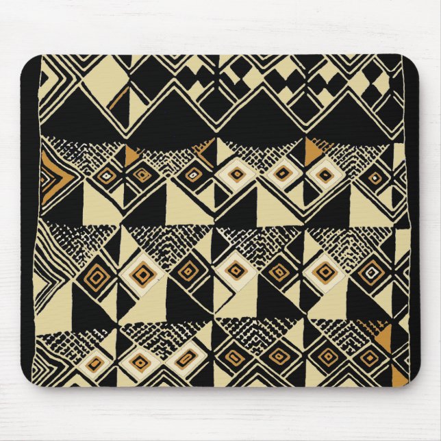 African Kuba Inspired Designs Mouse Pad (Front)