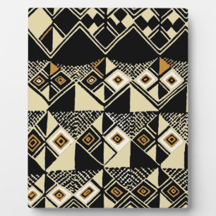 African Kuba Inspired Designs Plaque