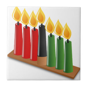 african kwanzaa ceramic tile