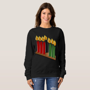 african kwanzaa womens sweatshirt