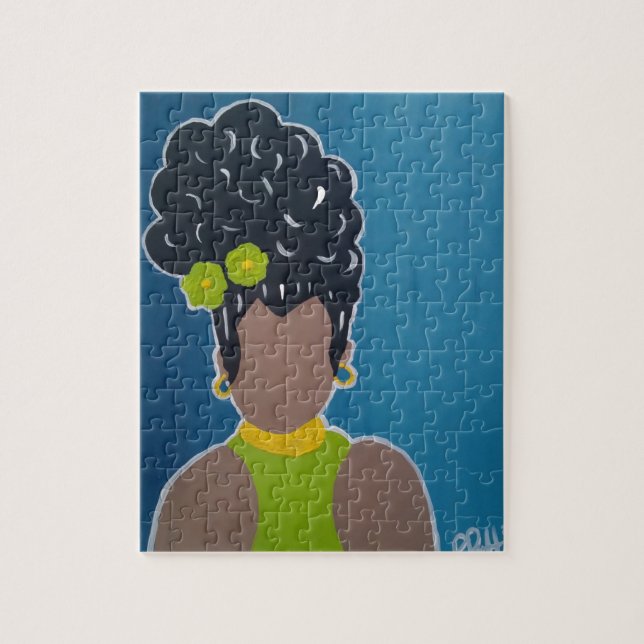 African Lady jigsaw puzzle (Vertical)