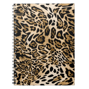 African Leopard Fur: Seamless Animal Texture Notebook