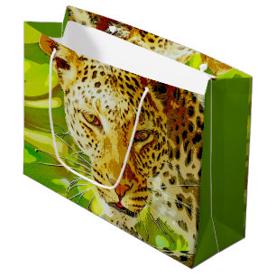 African Leopard  Large Gift Bag