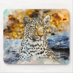 African Leopard Mouse Pad