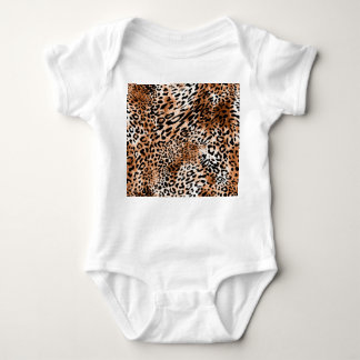 African Leopard Print Seamless Baby Bodysuit