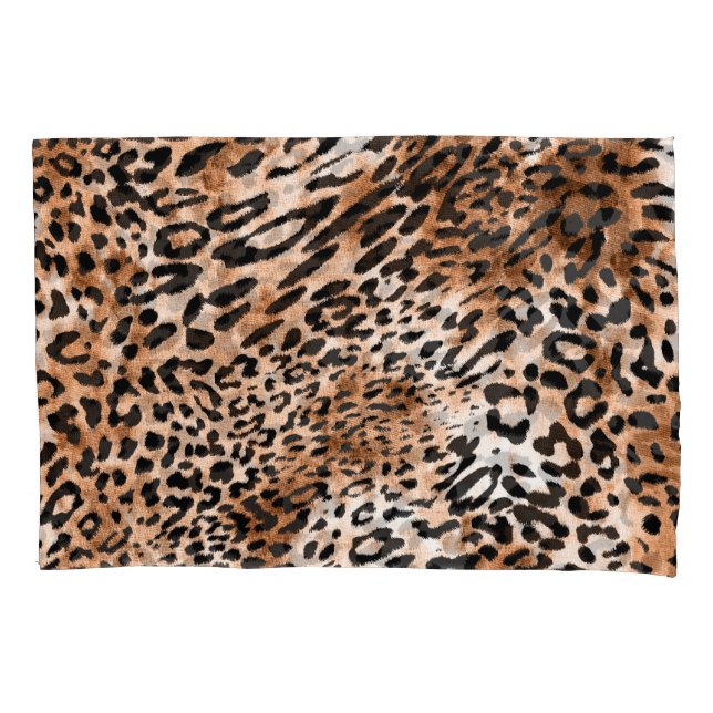 African Leopard Print Seamless Pillowcase (Front)