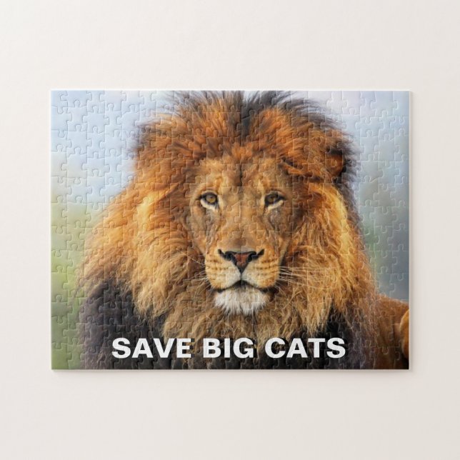African Lion 1 Jigsaw Puzzle (Horizontal)