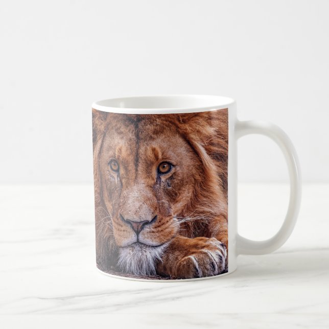 African Lion Coffee Mug (Right)