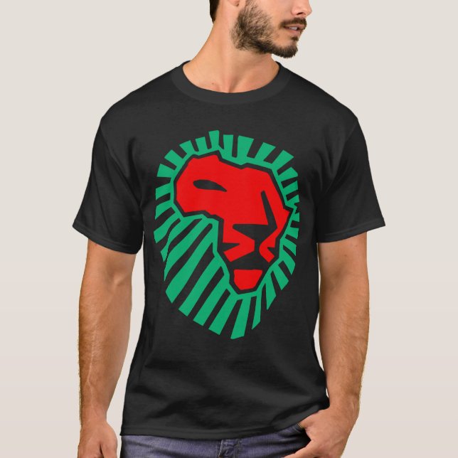 African Lion head waka-waka. ( 2 side ) T-Shirt (Front)