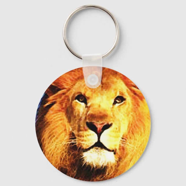 African Lion Key Chains (Front)