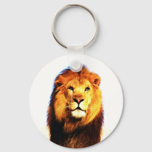 African Lion Key Ring