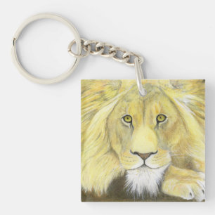 African Lion Key Ring
