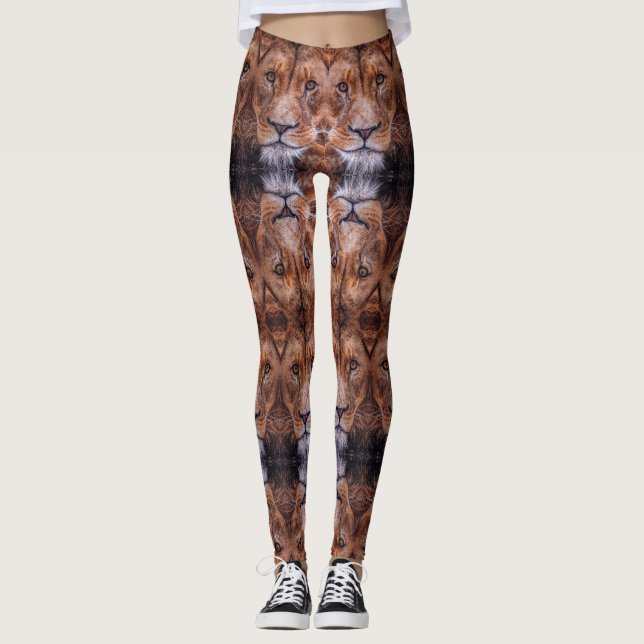 African Lion Leggings (Front)
