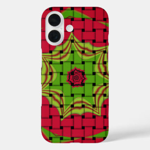 African Lovely Woven red design iPhone 16 Case