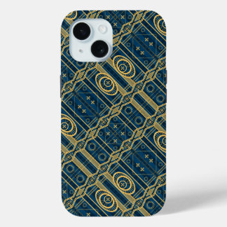 African Mali Pattern iPhone 15 Case