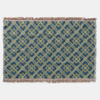 African Mali Pattern Throw Blanket XI