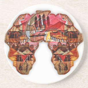 African Map: Celebrate the Season with Culture Coaster